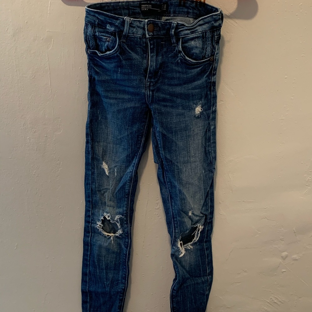 Zara Distressed Denim